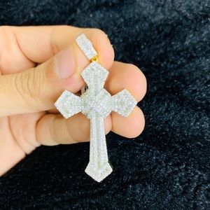 Sterling Silver Cross Religious Christian Pendant